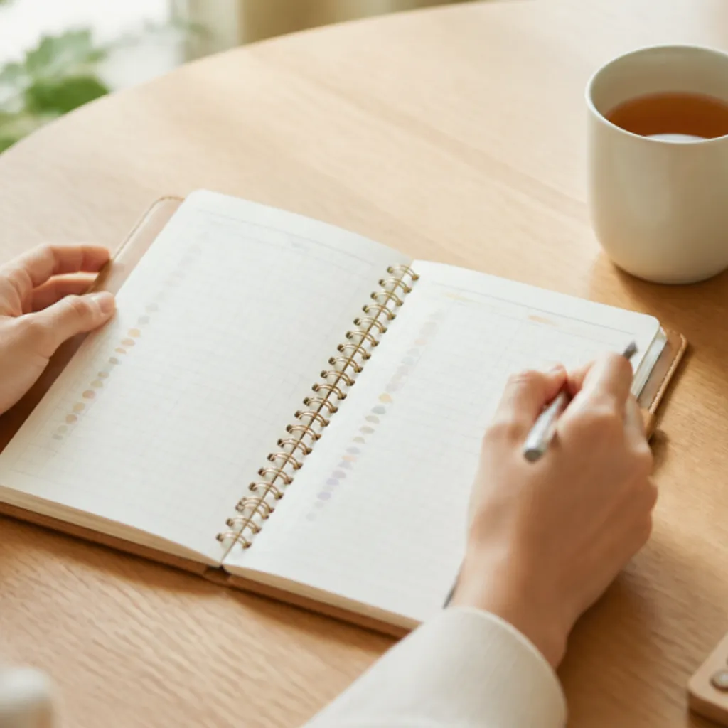月に一度の家計確認に使う手書きの家計ノート