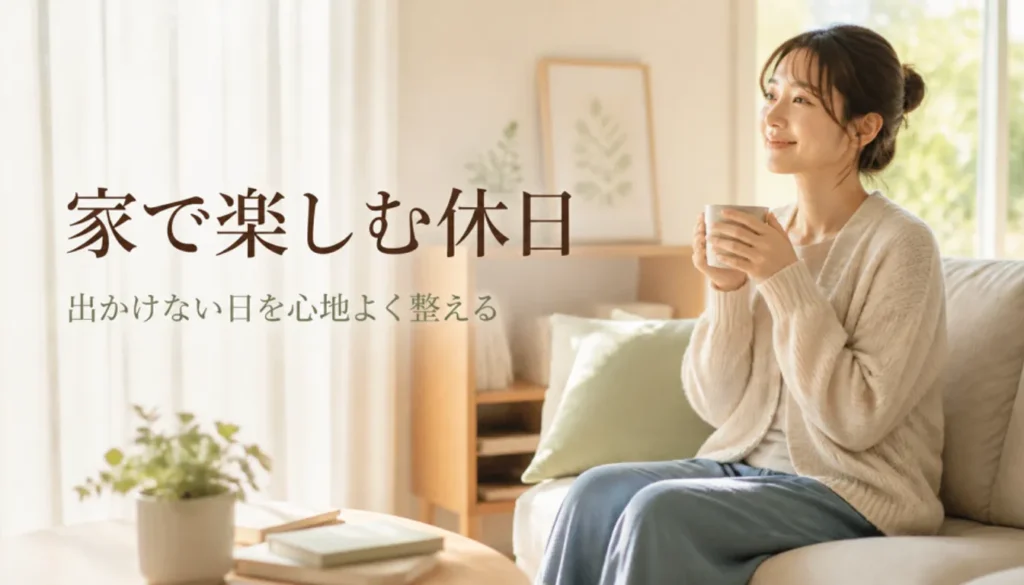 やわらかな光が差し込む休日のリビングの窓辺