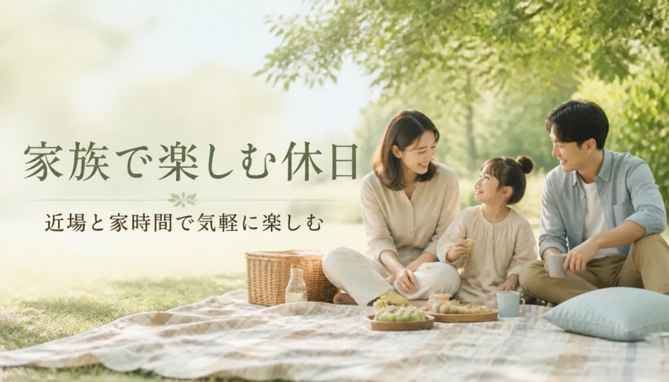 広げられたチェック柄のピクニックシート
