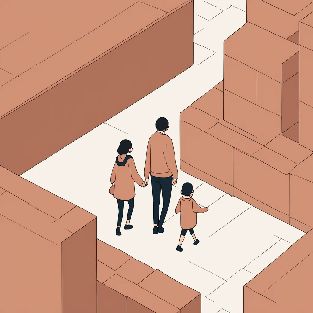 parent and child walking together after lesson