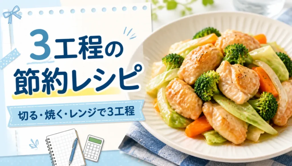 皿に盛った鶏肉と野菜の炒めもの